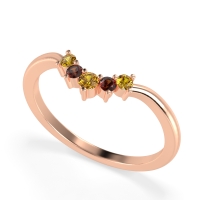 Curved Minimalist Wedding Pala Band