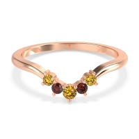 Curved Minimalist Wedding Pala Band