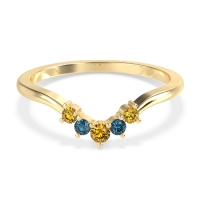 Curved Minimalist Wedding Pala Band