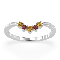 Curved Minimalist Wedding Pala Band