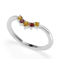 Curved Minimalist Wedding Pala Band