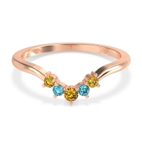 Curved Minimalist Wedding Pala Band