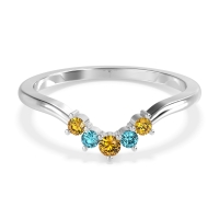 Curved Minimalist Wedding Pala Band
