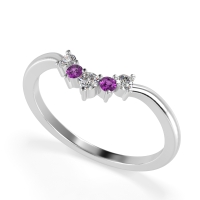 Curved Minimalist Wedding Pala Band