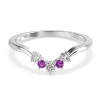 Curved Minimalist Wedding Pala Band