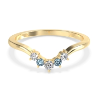 Curved Minimalist Wedding Pala Band