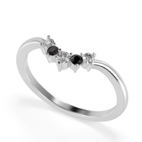 Curved Minimalist Wedding Pala Band