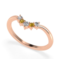 Curved Minimalist Wedding Pala Band