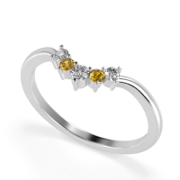Curved Minimalist Wedding Pala Band