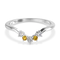 Curved Minimalist Wedding Pala Band