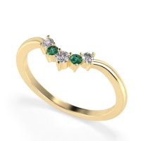 Curved Minimalist Wedding Pala Band
