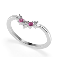 Curved Minimalist Wedding Pala Band