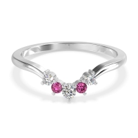 Curved Minimalist Wedding Pala Band