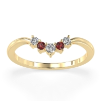 Curved Minimalist Wedding Pala Band