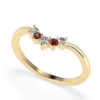 Curved Minimalist Wedding Pala Band