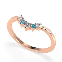 Curved Minimalist Wedding Pala Band