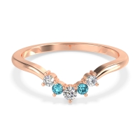 Curved Minimalist Wedding Pala Band