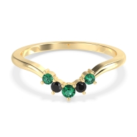 Curved Minimalist Wedding Pala Band