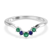 Curved Minimalist Wedding Pala Band