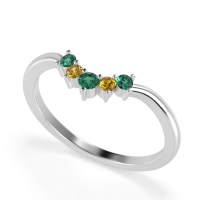 Curved Minimalist Wedding Pala Band