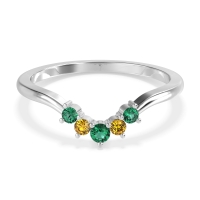 Curved Minimalist Wedding Pala Band