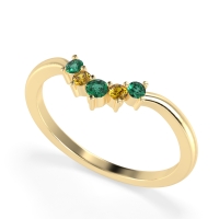 Curved Minimalist Wedding Pala Band