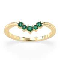 Curved Minimalist Wedding Pala Band