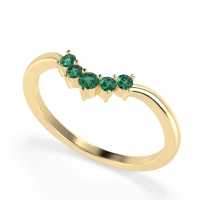 Curved Minimalist Wedding Pala Band