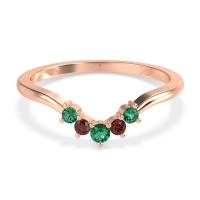 Curved Minimalist Wedding Pala Band