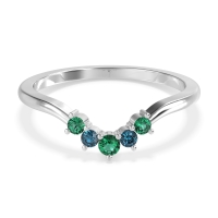 Curved Minimalist Wedding Pala Band