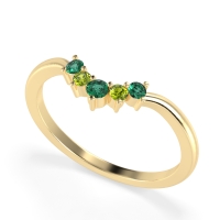 Curved Minimalist Wedding Pala Band