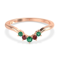 Curved Minimalist Wedding Pala Band