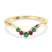 Curved Minimalist Wedding Pala Band