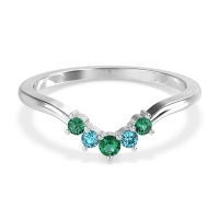 Curved Minimalist Wedding Pala Band