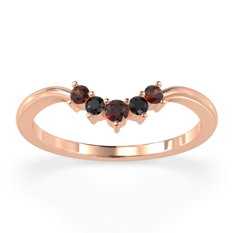 Curved Minimalist Wedding Pala Band