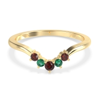 Curved Minimalist Wedding Pala Band