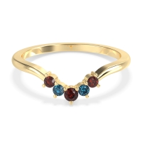 Curved Minimalist Wedding Pala Band