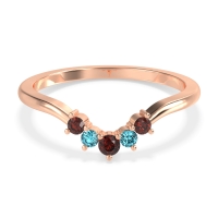 Curved Minimalist Wedding Pala Band