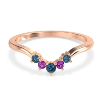 Curved Minimalist Wedding Pala Band