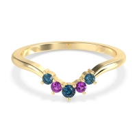 Curved Minimalist Wedding Pala Band