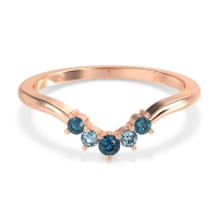 Curved Minimalist Wedding Pala Band