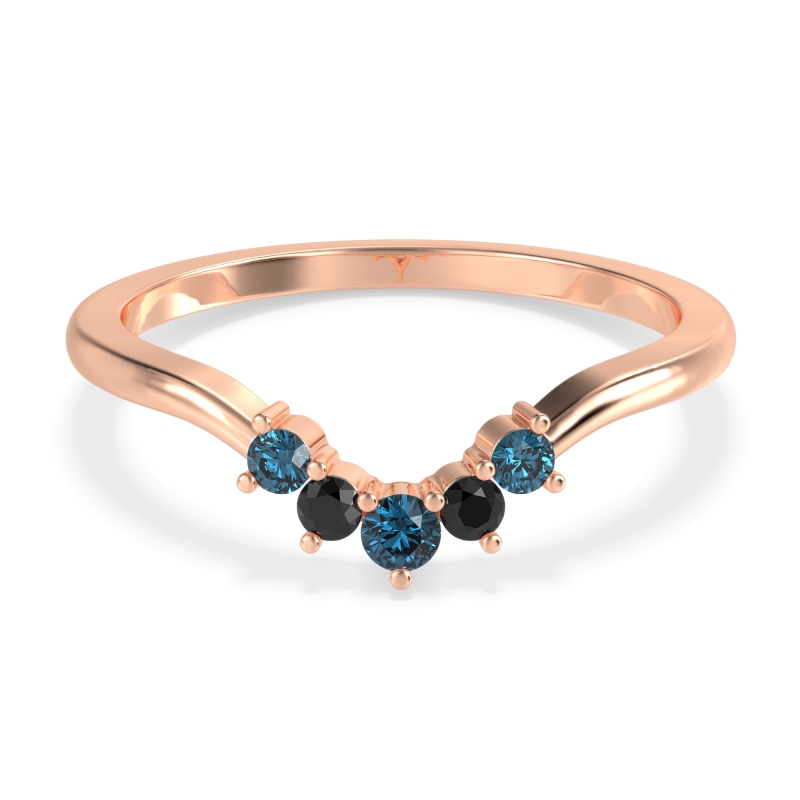 Curved Minimalist Wedding Pala Band