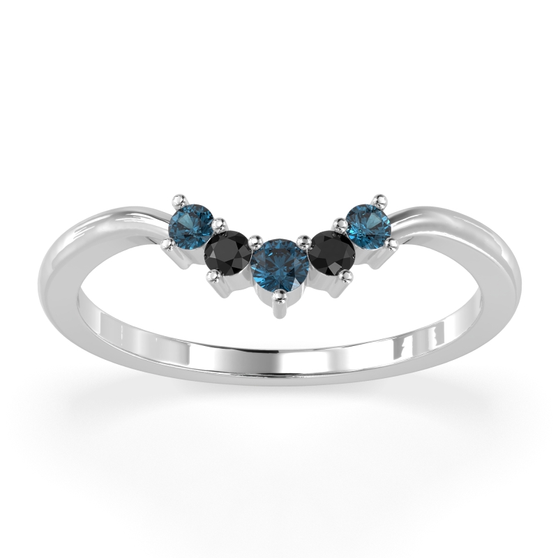 Curved Minimalist Wedding Pala Band