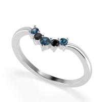 Curved Minimalist Wedding Pala Band