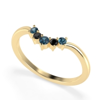 Curved Minimalist Wedding Pala Band