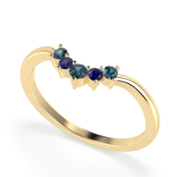 Curved Minimalist Wedding Pala Band