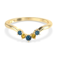 Curved Minimalist Wedding Pala Band