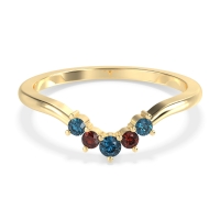 Curved Minimalist Wedding Pala Band