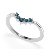 Curved Minimalist Wedding Pala Band