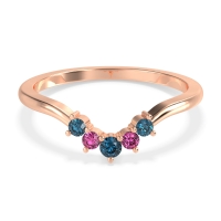 Curved Minimalist Wedding Pala Band